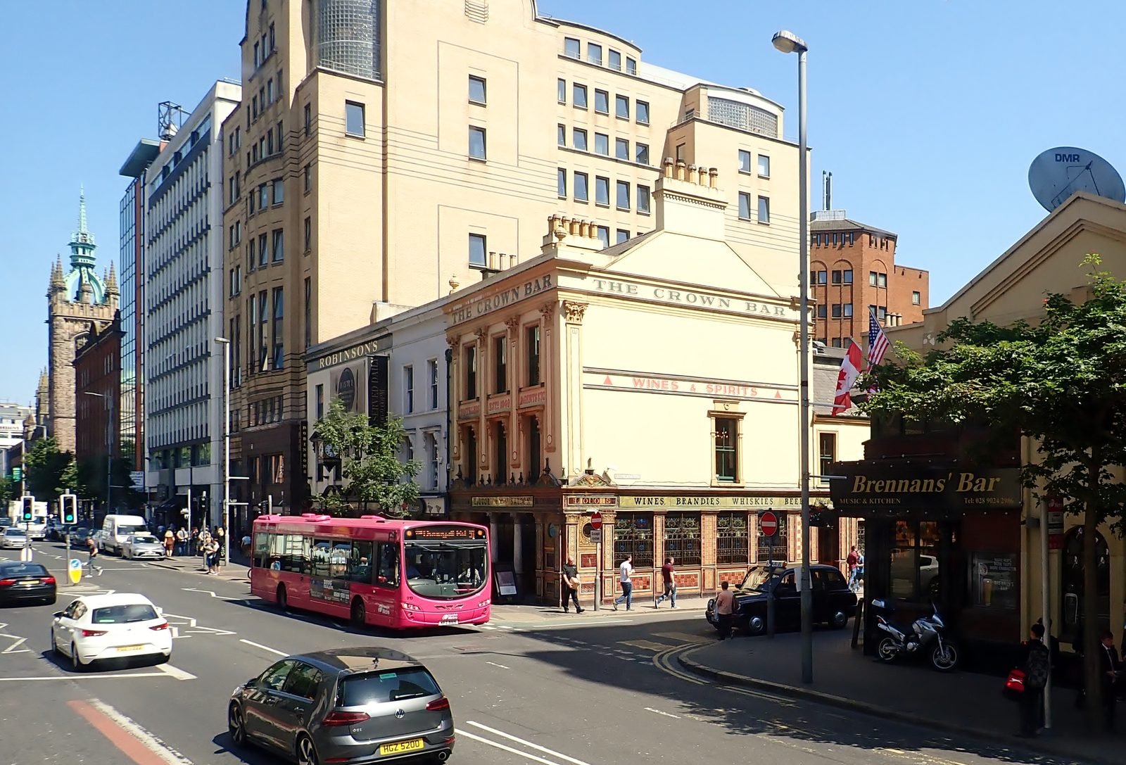 The Crown Liquor Saloon on Great Victoria Street, Belfast